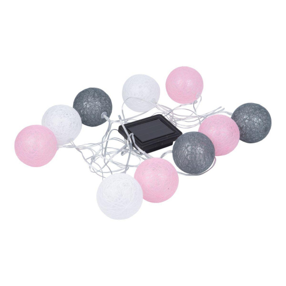 Садовая гирлянда на солнечной батарее Uniel USL-S-230/PM1800 COTTON BALLS-1 UL-00011593