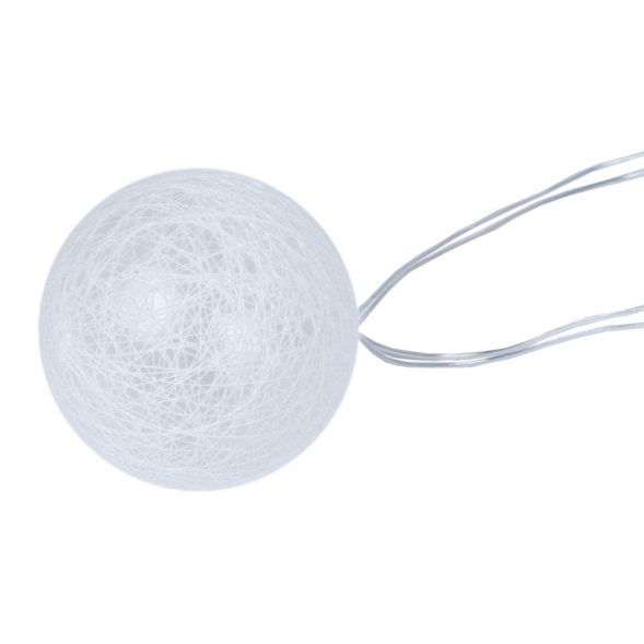 Садовая гирлянда на солнечной батарее Uniel USL-S-230/PM1800 COTTON BALLS-1 UL-00011593