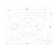 Потолочная люстра TK Lighting 2776 Cubus Graphite