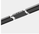 Соединитель прямой для магнитного шинопровода Italline IT09-9028 black
