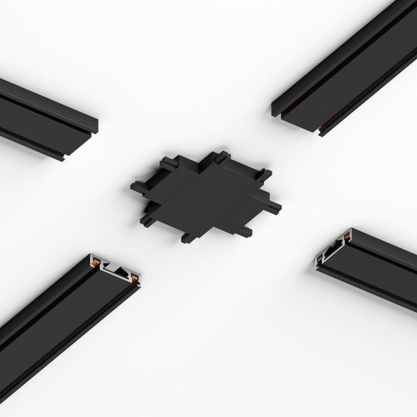 Коннектор для четырехстороннего соединителя шинопровода Elektrostandard Flat magnetic 4690389199127 a063739