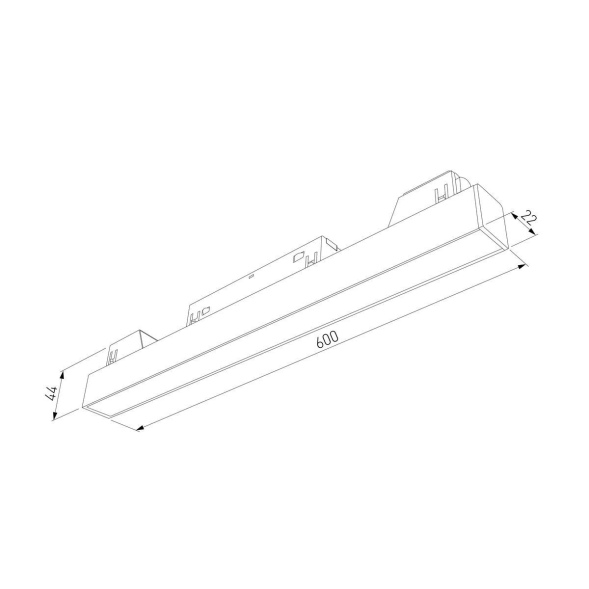Трековый магнитный светильник Elektrostandard Slim magnetic 85002/01 4690389188596 a059183