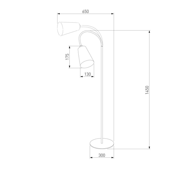 Торшер TK Lighting 3082 Wire Colour