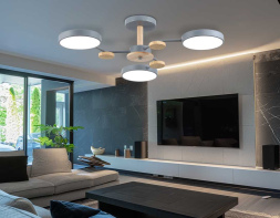 Люстра на штанге Ambrella Light Linetech Comfort FL4856