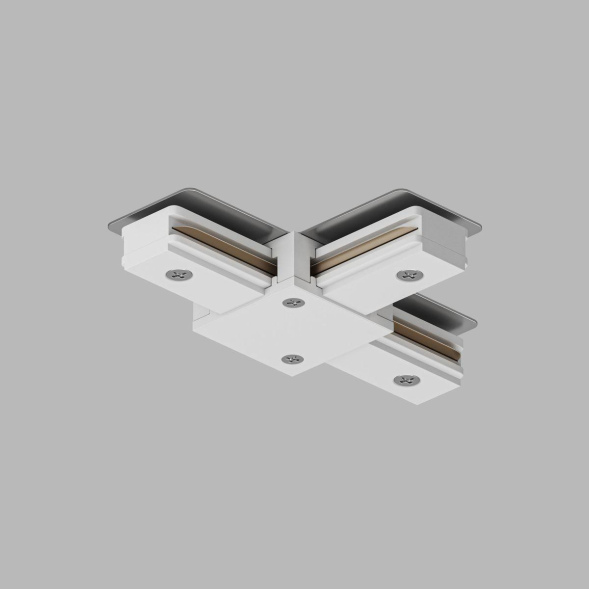 Коннектор T-образный Denkirs DK Track White TR1103-WH