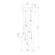 Каскадная люстра TK Lighting 5362 Nilos a068681