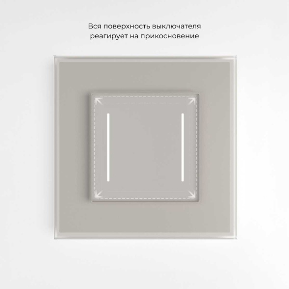 Выключатель умный сенсорный двухклавишный Werkel W4523641 4690389213939 a069765