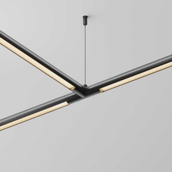 T-образный плоский коннектор без ввода питания Maytoni Shelf CA015TC-B