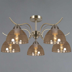 Люстра на штанге Illumico IL0733-5CSQ-25 AB AREZZO