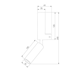 Спот Eurosvet Pitch 40020/1 LED латунь a061310