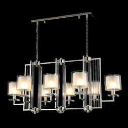 Подвесная люстра Crystal Lux Nicolas NICOLAS SP8 L1000 GOLD/WHITE