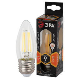 Лампа светодиодная Эра E27 9W 2700K F-LED B35-9w-827-E27 Б0046993