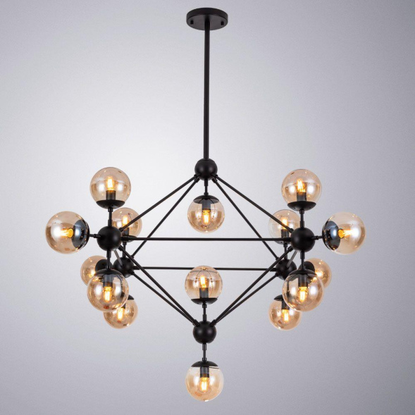 Люстра на штанге Arte Lamp Bolla A1664SP-15BK
