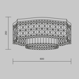 Потолочная люстра Maytoni Dune DIA005CL-10CH