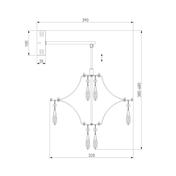 Бра Bogate's Tense 442/1 a069356