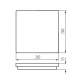 Накладной светильник Kanlux Beno 24W NW-L-SE GR 33347