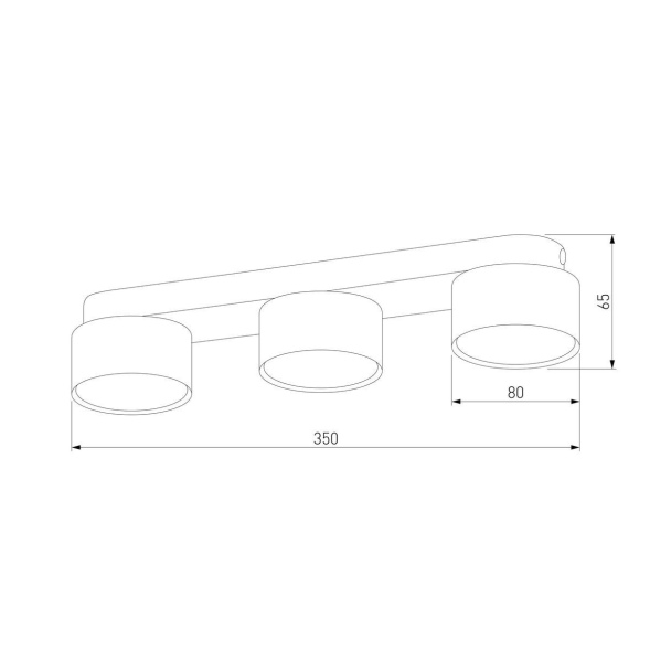 Потолочная люстра TK Lighting 3400 Space Black