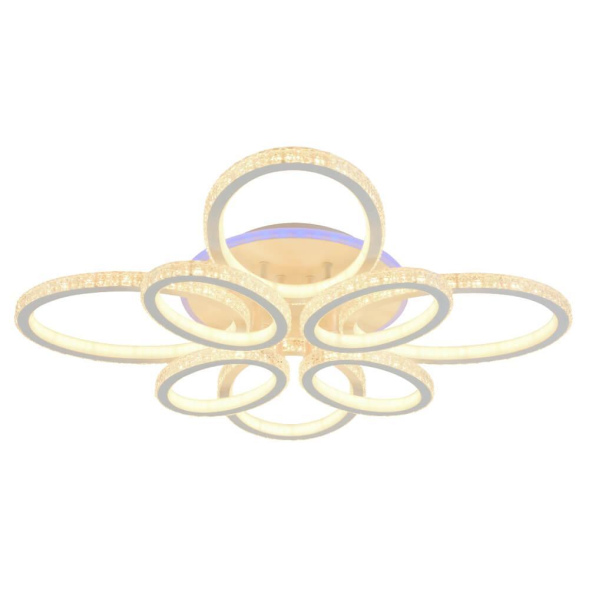Потолочная светодиодная люстра Profit Light 8033/4+4 WHT