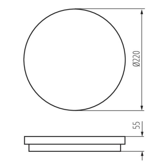 Накладной светильник Kanlux Beno N 18W NW-O-GR 33348