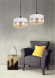 Подвесной светильник Lumina Deco Barlet LDP 6808 WT+Tea