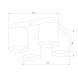 Потолочная люстра TK Lighting 3408 Vico White