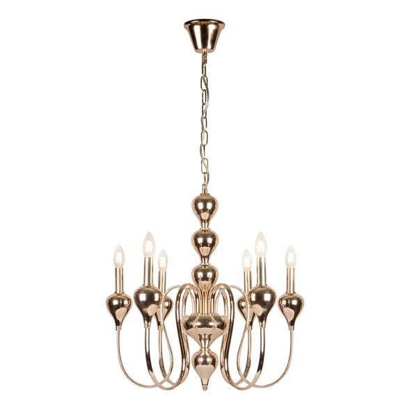 Подвесная люстра iLamp Lady 88003-6 GD