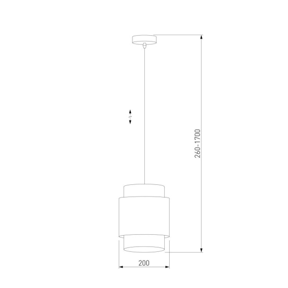 Подвесной светильник TK Lighting 6528 Boho White