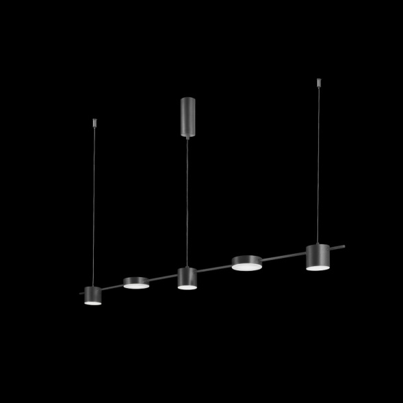 Подвесной светильник Crystal Lux Tristan TRISTAN SP5 L1200 BLACK