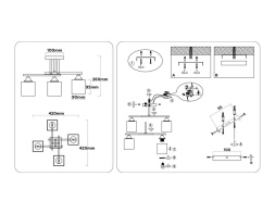 Потолочная люстра Ambrella Light Loft Traditional TR303041