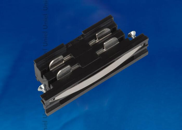 Соединитель для шинопроводов прямой внутренний (09742) Uniel UBX-A11 Black