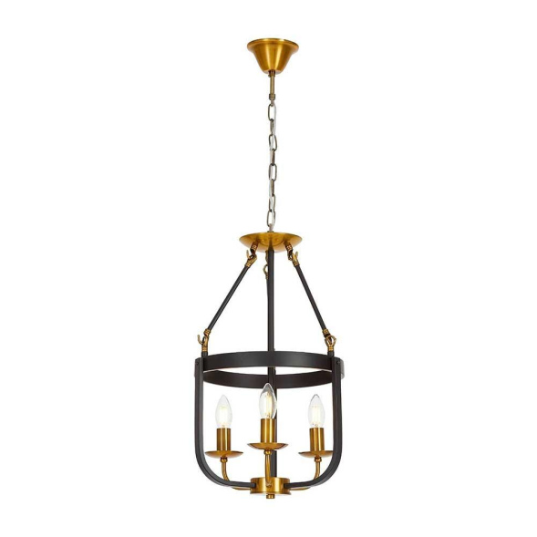 Подвесная люстра Lumina Deco Berling LDP 8024-3 BK+MD