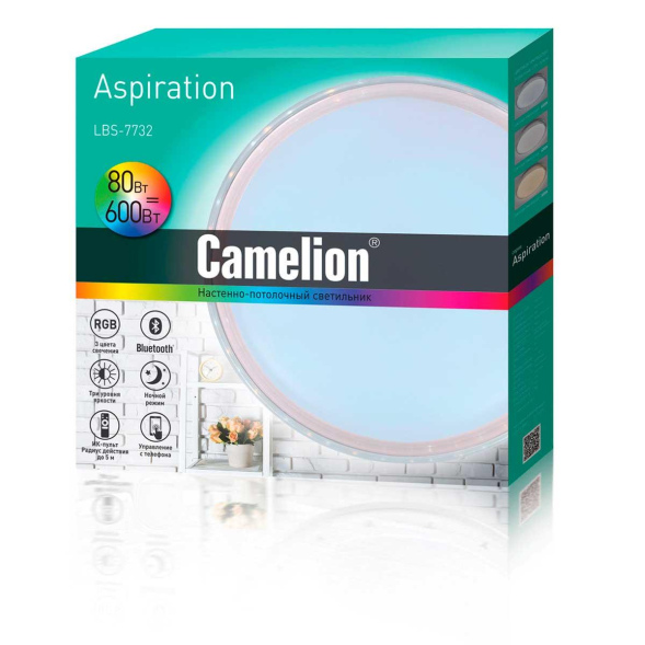 Настенно-потолочный светильник Camelion LBS-7732 14526