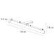 Трековый магнитный светильник Arte Lamp Rapid A1165PL-1BK