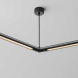 Угловой коннектор 120° с вводом питания Maytoni Shelf CA018LWC-P-B