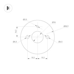 Настенный светильник Arlight SP-Vinci-S900x55-10W Day4000 033550