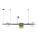 Подвесная люстра Loft IT Jardin 10121/D Dark grey