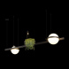 Подвесная люстра Loft IT Jardin 10121/D Dark grey