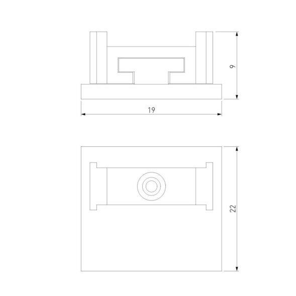 Заглушка для накладного шинопровода (2 шт.) Elektrostandard Line Magnetic 85230/00 4690389213892 a069724
