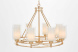 Подвесная люстра Lumina Deco Marietta LDP 8025-8 F.GD+WT