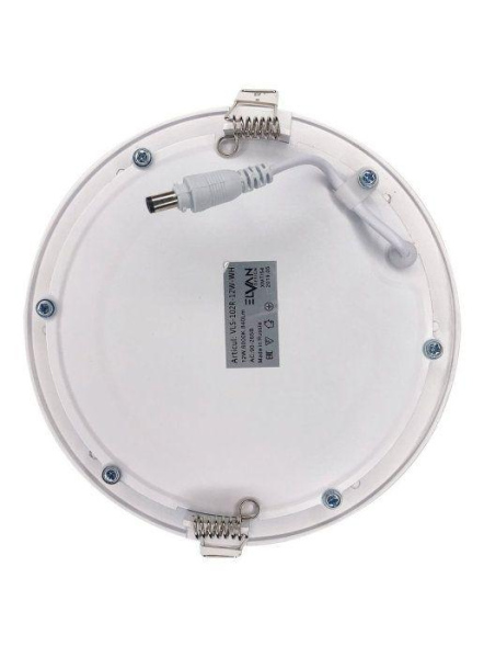 Встраиваемый светильник Elvan VLS-102R-12W-WH