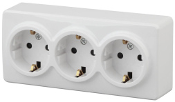 Розетка 2P+E Schuko Эра 11-2208-01 Б0020700