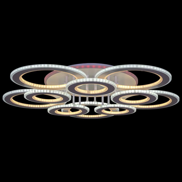 Потолочная светодиодная люстра Reluce 08881-0.3-5+5LED WH (BL+YL)