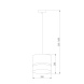 Подвесной светильник TK Lighting 6544 Paglia Black