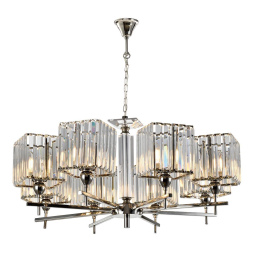 Подвесная люстра iLamp Staten Island P9514-8 Nickel