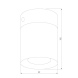 Потолочный светильник TK Lighting 3410 Vico Black