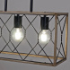 Подвесная люстра Illumico IL1008-3LL-05 BK WOOD