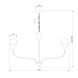 Подвесная люстра Eurosvet 60169/8 никель Smart a068277