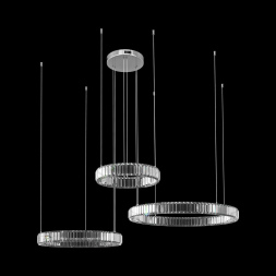 Подвесная люстра Loft IT Crystal ring 10135/3 Chrome