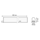 Настенный светильник Gauss Fito Led TL 130411912