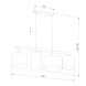 Подвесной светильник TK Lighting 4106 Deva White